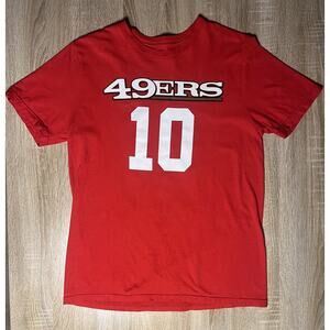 Jimmy Garropolo 10 San Francisco 49ers Official Youth Large Jersey TShirt